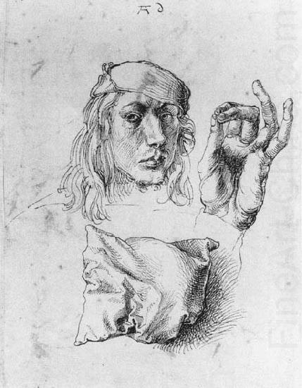 Studies of Self-Portrait, Albrecht Durer